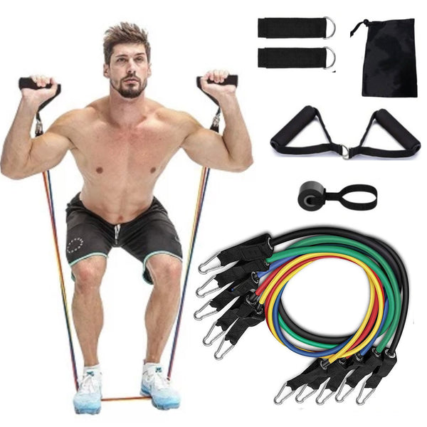 Resistance Bands Set Yoga Exercise Fitness